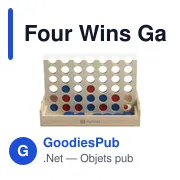 Jeu Four Wins personnalisable avec logo - Stratégie et Loisirs - Miniature 2