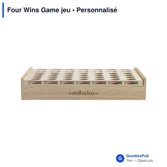 Jeu Four Wins personnalisable avec logo - Stratégie et Loisirs - Image 4