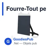 Fourre-Tout personnalisable Crustyn avec logo - Pratique et élégant - Miniature 2