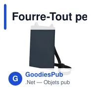 Fourre-Tout personnalisable Crustyn avec logo - Pratique et élégant - Miniature 9