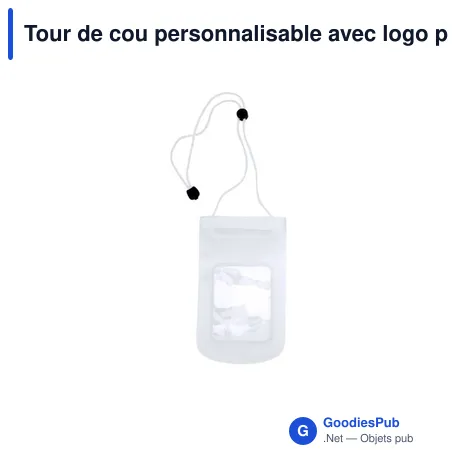 Tour de cou personnalisable avec logo pour entreprises