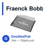 Housse d'ordinateur portable personnalisable Fraenck Bobby 14p avec logo - Miniature 2