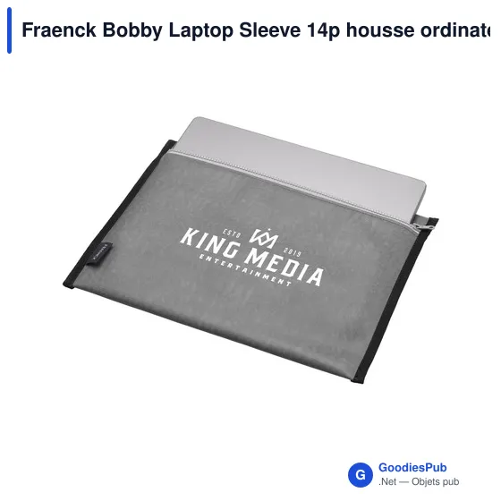 Housse d'ordinateur portable personnalisable Fraenck Bobby 14p avec logo - Image 2