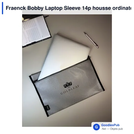 Housse d'ordinateur portable personnalisable Fraenck Bobby 14p avec logo - Image 6