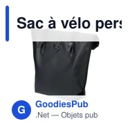 Sac à vélo personnalisable Fraenck Brook avec logo - Miniature 1