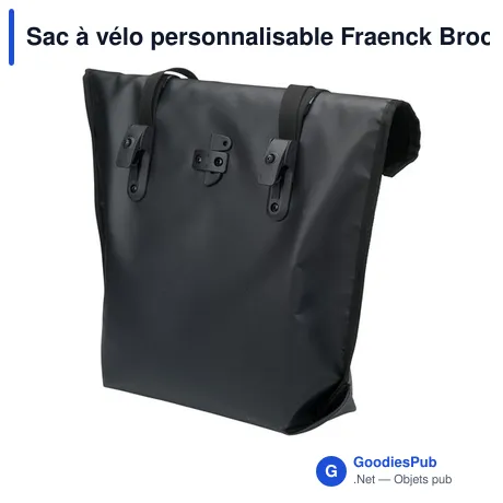 Sac à vélo personnalisable Fraenck Brook avec logo