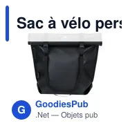 Sac à vélo personnalisable Fraenck Brook avec logo - Miniature 11