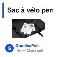 Sac à vélo personnalisable Fraenck Brook avec logo - Miniature 4