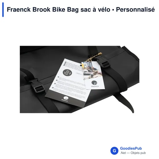 Sac à vélo personnalisable Fraenck Brook avec logo - Image 4