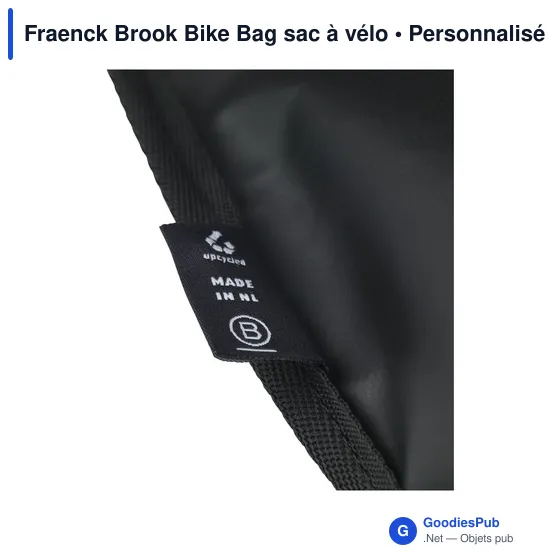 Sac à vélo personnalisable Fraenck Brook avec logo - Image 5