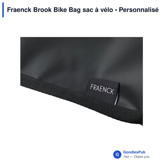 Sac à vélo personnalisable Fraenck Brook avec logo - Image 6