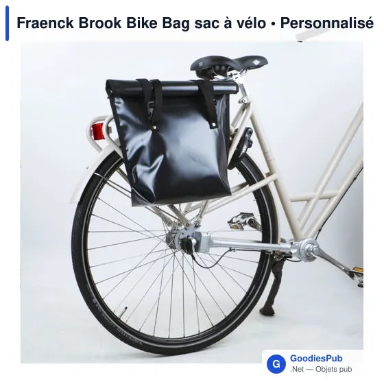 Sac à vélo personnalisable Fraenck Brook avec logo - Image 9