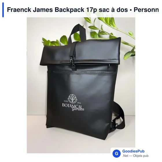 Sac à dos personnalisable Fraenck James Backpack 17p avec logo - Image 7