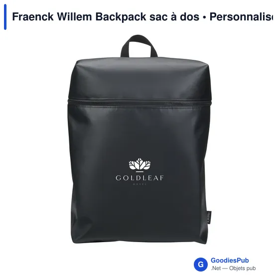 Sac à dos personnalisable Fraenck Willem avec logo - Image 7