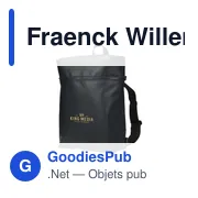 Sac à dos personnalisable Fraenck Willem avec logo - Miniature 8
