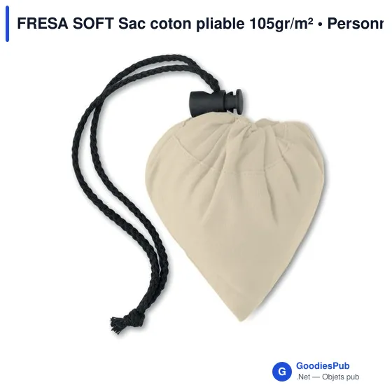 FRESA SOFT Sac coton pliable 105gr/m² - Image 2