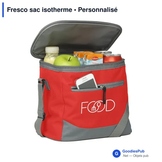 Sac isotherme personnalisable Fresco pour logo d'entreprise - Image 1