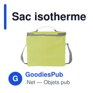Sac isotherme personnalisable Fresco pour logo d'entreprise - Miniature 11