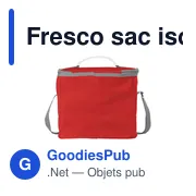 Sac isotherme personnalisable Fresco pour logo d'entreprise - Miniature 3