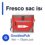 Sac isotherme personnalisable Fresco pour logo d'entreprise - Miniature 4