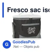 Sac isotherme personnalisable Fresco pour logo d'entreprise - Miniature 5