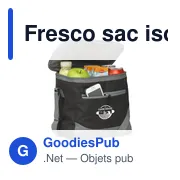 Sac isotherme personnalisable Fresco pour logo d'entreprise - Miniature 7