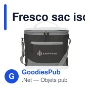 Sac isotherme personnalisable Fresco pour logo d'entreprise - Miniature 8