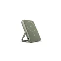 Variante Dried Green - Batterie sans fil personnalisable 10 000 mAh compatible MagSafe avec logo - Fresh 'n Rebel