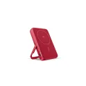 Variante Rouge - Batterie sans fil personnalisable 10 000 mAh compatible MagSafe avec logo - Fresh 'n Rebel