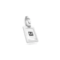 Variante Gris clair - Étiquette de bagage personnalisable avec Card Finder et logo - Fresh 'n Rebel