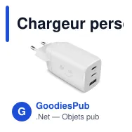Chargeur personnalisable 67 W GaN pour ordinateur portable avec logo - Fresh 'n Rebel - Miniature 2