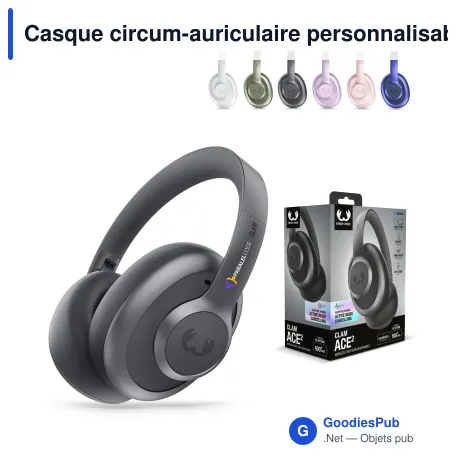 Casque circum-auriculaire personnalisable ANC avec logo - Fresh 'n Rebel Clam Ace 2