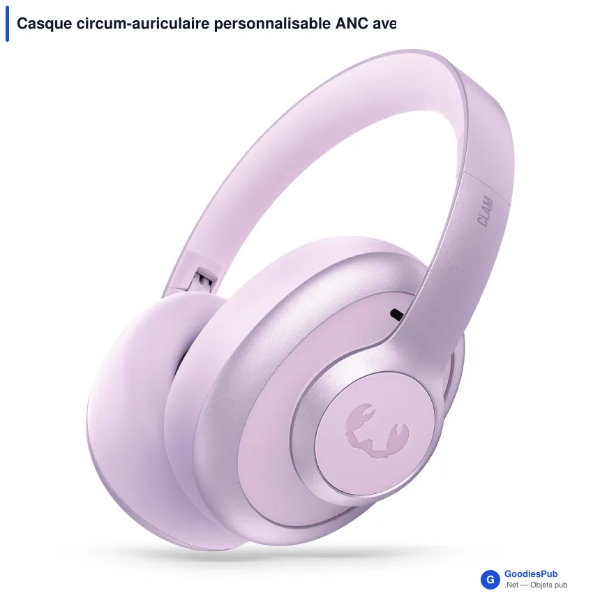Casque circum-auriculaire personnalisable ANC avec logo - Fresh 'n Rebel Clam Ace 2 - Image 2