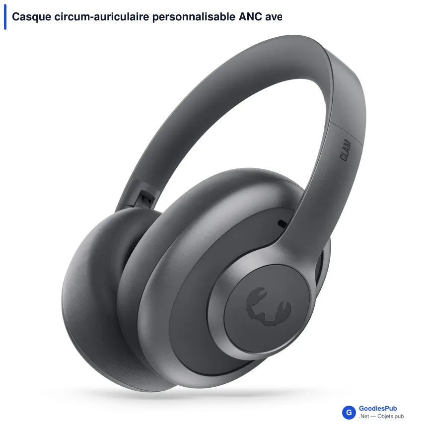 Casque circum-auriculaire personnalisable ANC avec logo - Fresh 'n Rebel Clam Ace 2 - Image 7