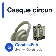 Casque circum-auriculaire personnalisable ENC avec logo - Fresh 'n Rebel Clam Blaze 2 - Miniature 1