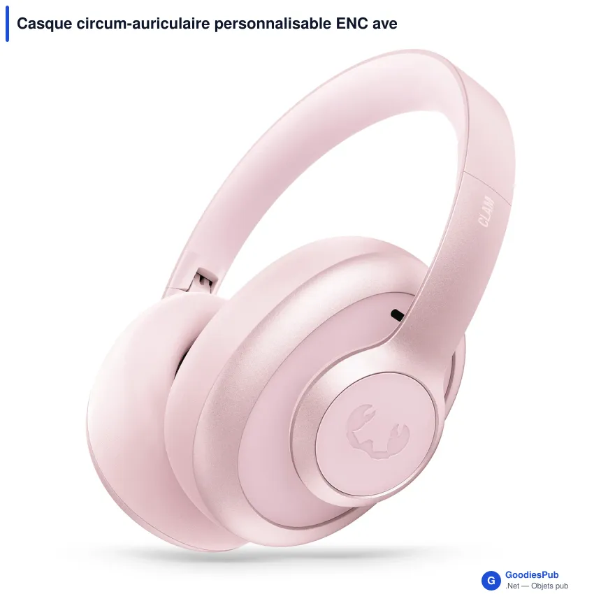 Casque circum-auriculaire personnalisable ENC avec logo - Fresh 'n Rebel Clam Blaze 2 - Image 2