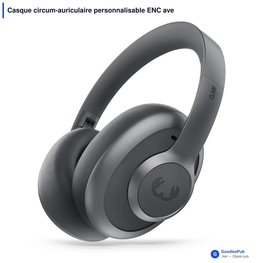 Casque circum-auriculaire personnalisable ENC avec logo - Fresh 'n Rebel Clam Blaze 2 - Image 5