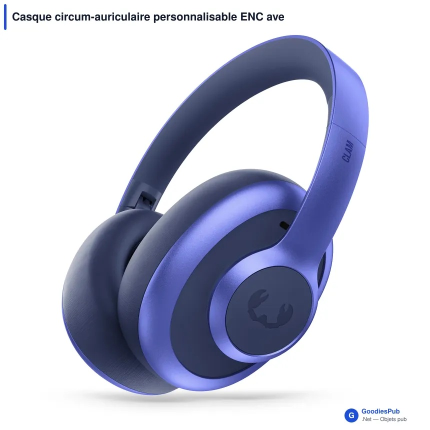 Casque circum-auriculaire personnalisable ENC avec logo - Fresh 'n Rebel Clam Blaze 2 - Image 7