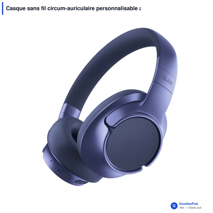 Casque sans fil circum-auriculaire personnalisable avec logo - Fresh 'n Rebel Clam Core 2 - Image 2
