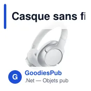 Casque sans fil circum-auriculaire personnalisable avec logo - Fresh 'n Rebel Clam Core 2 - Miniature 3
