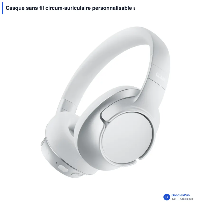 Casque sans fil circum-auriculaire personnalisable avec logo - Fresh 'n Rebel Clam Core 2 - Image 3