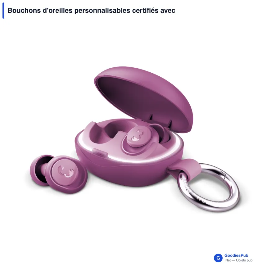 Bouchons d'oreilles personnalisables certifiés avec logo - Fresh 'n Rebel Pearls Fresh - Image 4