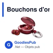 Bouchons d'oreilles personnalisables avec boîtier tracker et logo - Pearls Radiant - Miniature 2