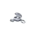 Variante Gris clair - Bouchons d'oreilles personnalisables avec boîtier tracker et logo - Pearls Radiant