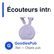 Écouteurs intra-auriculaires personnalisables avec logo - Fresh 'n Rebel Twins Core 2 - Miniature 3