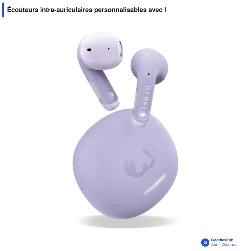 Écouteurs intra-auriculaires personnalisables avec logo - Fresh 'n Rebel Twins Core 2 - Image 3