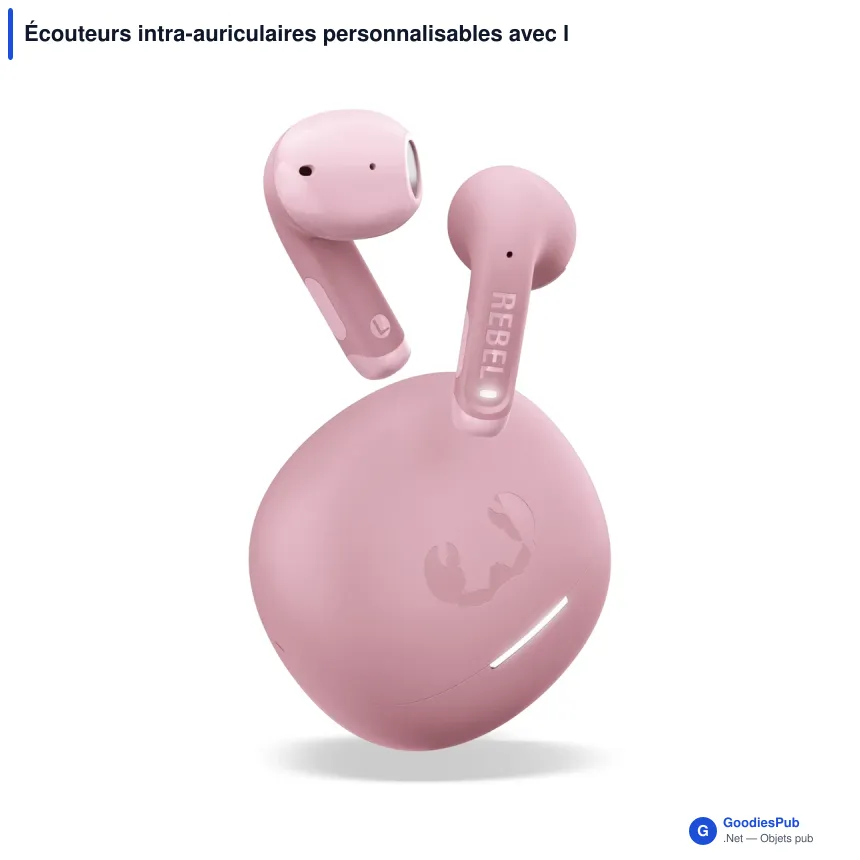Écouteurs intra-auriculaires personnalisables avec logo - Fresh 'n Rebel Twins Core 2 - Image 4
