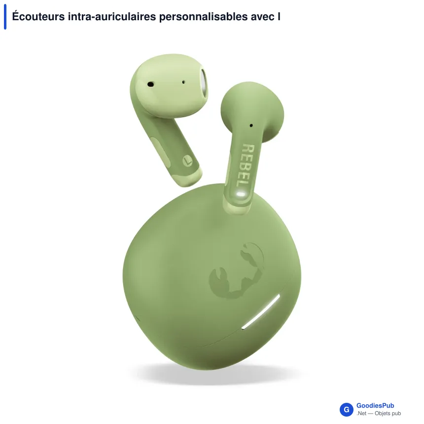 Écouteurs intra-auriculaires personnalisables avec logo - Fresh 'n Rebel Twins Core 2 - Image 5