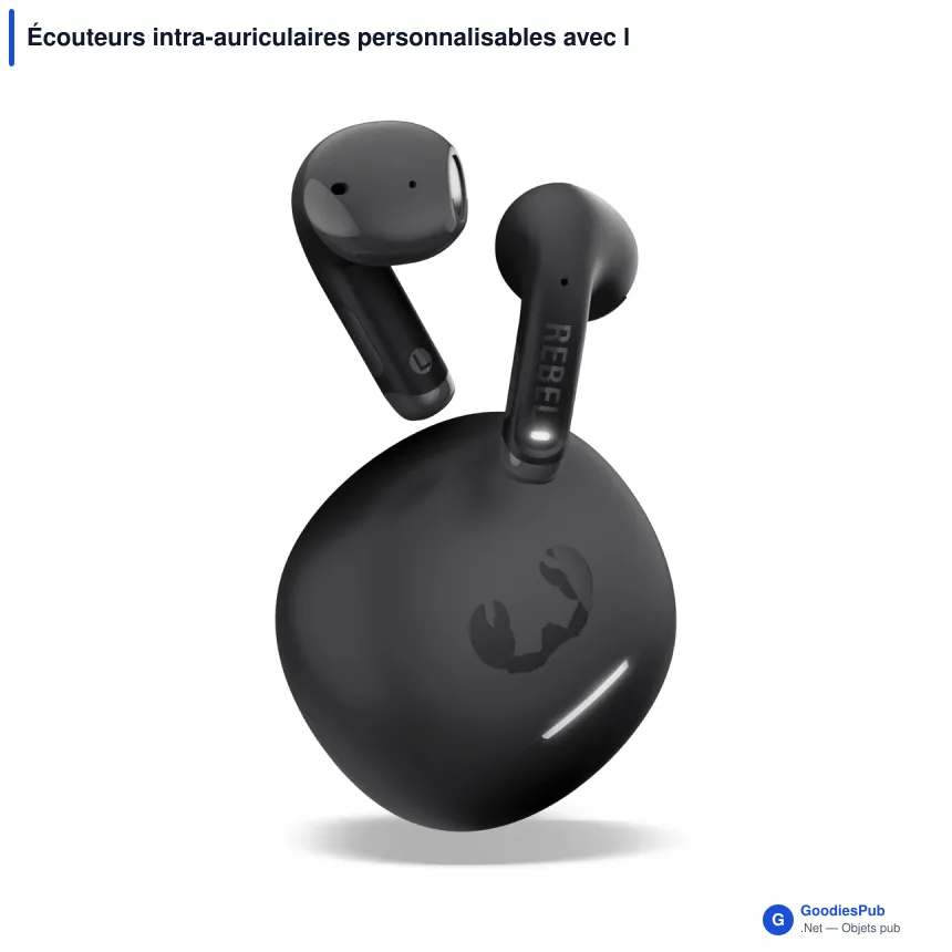 Écouteurs intra-auriculaires personnalisables avec logo - Fresh 'n Rebel Twins Core 2 - Image 6