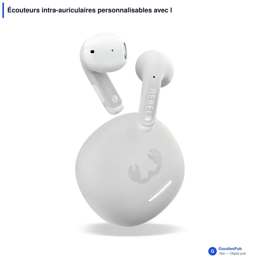 Écouteurs intra-auriculaires personnalisables avec logo - Fresh 'n Rebel Twins Core 2 - Image 7
